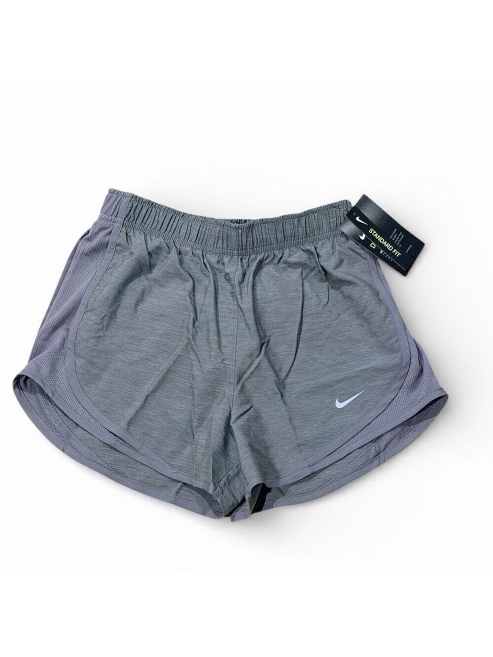 Nike Womens Grey Dry Tempo Running Shorts XS